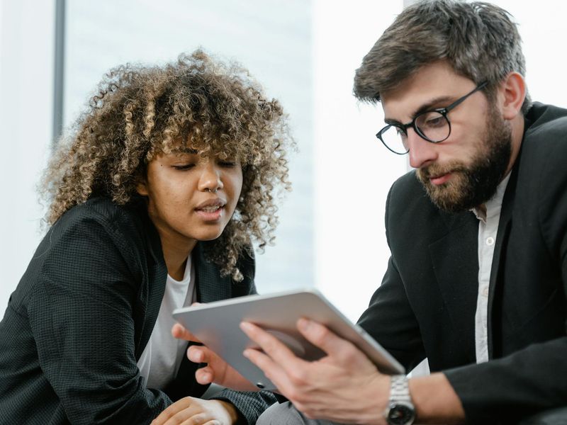 Modern financial analytics workspace